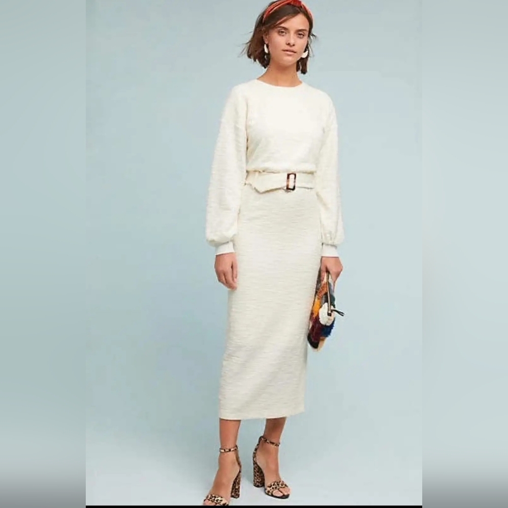 Dolan Anthropologie Jacqueline Textured Maxi Dress